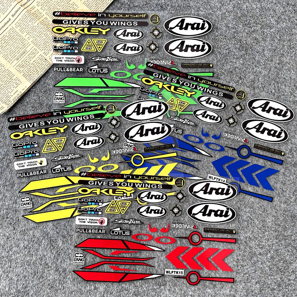 90s Moto Sticker Sheet